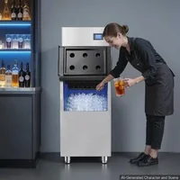 Sistem-profesional-de-producere-a-gheții-209-kg-24-h-tip-separat-cap-buncăr-buncăr-113-kg-156-forme-panou-tactil-autopcurățare