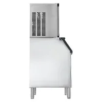Generator-profesional-de-gheață-136-kg-24-h-cu-buncăr-136-kg-132-forme-pentru-gheață-ecran-tactil-autocurățare-pentru-bar-și-restaurant