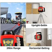 Nivela-laser-rotativă-cu-rază-de-250-m-rază-roșie-635-nm-cu-receptor-telecomandă-și-geantă-fără-trepied-cu-auto-nivelare-5