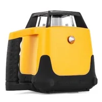 Nivelator-laser-rotativ-100-m-rază-roșie-635-nm-cu-receptor-telecomandă-și-geantă-fără-trepied-și-riglă-funcționare-18-h