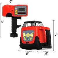 Nivelator-laser-rotativ-500-m-fascicul-verde-532-nm-cu-receptor-telecomandă-și-geantă-fără-trepied-autonivelant-5
