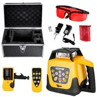 Nivelator-laser-rotativ-set-fără-trepied-fascicul-roșu-635-nm-rază-de-acțiune-300-m-cu-receptor-0-600-rpm-auto-nivelare-3-IP54