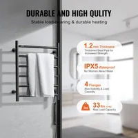 Suport-electric-de-uscare-încălzit-pentru-prosoape-cu-șase-bare-610-x-500-x-102-mm-negru-afișaj-LED-5-trepte-50-70-C-temporizator-1-8-h-IPX5