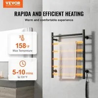 Suport-electric-de-uscare-încălzit-pentru-prosoape-cu-șase-bare-610-x-500-x-102-mm-negru-afișaj-LED-5-trepte-50-70-C-temporizator-1-8-h-IPX5