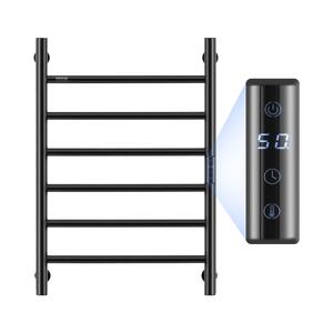 Suport-electric-de-uscare-încălzit-pentru-prosoape-cu-șase-bare-610-x-500-x-102-mm-negru-afișaj-LED-5-trepte-50-70-C-temporizator-1-8-h-IPX5