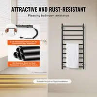 Riglă-electrică-de-încălzire-pentru-prosoape-10-bare-1000-x-500-x-102-mm-neagră-afișaj-LED-5-trepte-50-70-C-timer-1-8-h-IPX5