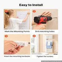 Racord-electric-de-încălzire-pentru-prosoape-cu-12-bare-aliaj-de-aluminiu-555-x-1280-mm-ecran-tactil-temperatură-reglabilă-0-55-C-temporizator-1-24-h-IPX4