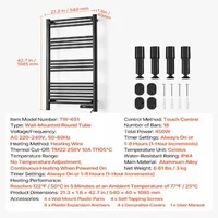 Suport-electric-de-prosoape-încălzitor-pentru-18-bare-aliaj-de-aluminiu-profil-rotund-ecran-tactil-timer-1-8-h-sau-mod-permanent-IPX4