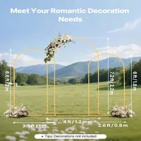 Set-de-3-arcuri-metalice-pentru-fundal-2-2-2-0-1-8-m-aurii-vârf-rotunjit-profil-2-cm-cu-genți-pentru-depozitare