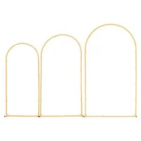Set-de-3-arcuri-metalice-pentru-fundal-2-2-2-0-1-8-m-aurii-vârf-rotunjit-profil-2-cm-cu-genți-pentru-depozitare