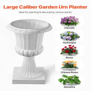 Ghivece-urnă-din-plastic-pentru-flori-40-x-67-cm-set-de-2-bucăți-albe-pe-piedestal-cu-orificii-de-drenaj-pentru-verandă-și-grădină