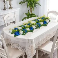 Bile-decorative-artificiale-colorate-pentru-decorarea-meselor-10-bucăți-albastru-și-alb-dimensiune-50-x-22-x-12-cm-trandafiri-din-textile
