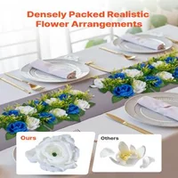 Bile-decorative-artificiale-colorate-pentru-decorarea-meselor-10-bucăți-albastru-și-alb-dimensiune-50-x-22-x-12-cm-trandafiri-din-textile