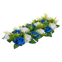 Bile-decorative-artificiale-colorate-pentru-decorarea-meselor-10-bucăți-albastru-și-alb-dimensiune-50-x-22-x-12-cm-trandafiri-din-textile