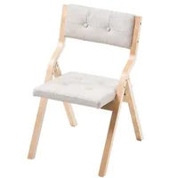 Scaune-pliabile-din-lemn-cu-șezut-tapițat-set-de-2-bucăți-pernă-bej-și-cadru-din-lemn-natural-până-la-180-kg