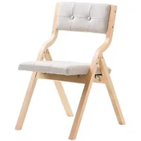 Scaune-pliabile-din-lemn-cu-șezut-tapițat-set-de-2-bucăți-pernă-bej-și-cadru-din-lemn-natural-până-la-180-kg