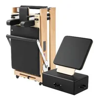 Reformer-Pilates-2-4-m-pliabil-cadru-din-arțar-alb-fără-turn-vertical-până-la-181-kg-6-arcuri-jump-board-și-cutie-pentru-ședere