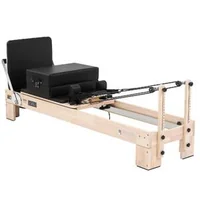 Reformer-Pilates-2-4-m-pliabil-cadru-din-lemn-de-cauciuc-fără-turn-până-la-181-kg-5-arcuri-jump-board-și-spătar-reglabil