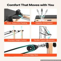 Reformer-Pilates-cu-semicoloană-2-4-m-cadru-din-lemn-de-cauciuc-5-arcuri-jump-board-și-cutie-pentru-șezut-sarcină-până-la-181-kg