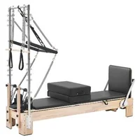 Reformer-Pilates-cu-semicoloană-2-4-m-cadru-din-lemn-de-cauciuc-5-arcuri-jump-board-și-cutie-pentru-șezut-sarcină-până-la-181-kg