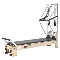 Reformer-Pilates-cu-semicoloană-2-4-m-cadru-din-lemn-de-cauciuc-5-arcuri-jump-board-și-cutie-pentru-șezut-sarcină-până-la-181-kg