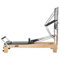 Reformator-Pilates-cu-semi-turn-2-4-m-cadru-din-arțar-6-arcuri-din-oțel-muzical-jump-board-și-cutie-pentru-șezut-181-kg