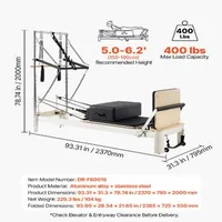 Reformer-Pilates-cu-semi-tunel-2-4-m-cadru-din-aliaj-de-aluminiu-5-arcuri-codificate-cromatic-platformă-de-sărituri-și-cutie-pentru-ședere