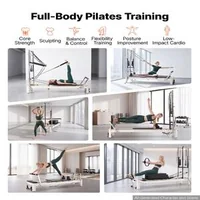 Reformer-Pilates-cu-semi-tunel-2-4-m-cadru-din-aliaj-de-aluminiu-5-arcuri-codificate-cromatic-platformă-de-sărituri-și-cutie-pentru-ședere