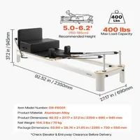 Reformer-Pilates-2-3-m-cadru-din-aluminiu-nedezmembrabil-fără-tower-5-arcuri-codificate-cromatic-platformă-de-sărituri-și-cutie-pentru-șezut