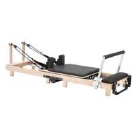 Reformer-Pilates-2-3-m-pliabil-cadru-din-lemn-de-arbore-de-cauciuc-fără-tower-5-arcuri-cu-3-niveluri-de-rezistență-și-platformă-cu-săritură