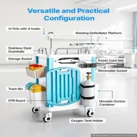 Cărucior-medical-cu-5-sertare-încărcare-de-până-la-110-kg-înălțime-fixă-de-1650-mm-roți-care-se-blochează-la-360-panou-CPR-și-suport-pentru-sticlă