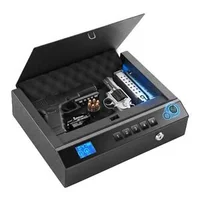 Seif-biometric-pentru-arme-scurte-cu-Bluetooth-pentru-2-arme-și-2-încărcătoare-4-moduri-de-acces-oțel-Q235-iluminare-negru