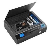 Seif-biometric-pentru-arme-scurte-cu-Bluetooth-pentru-2-arme-și-2-încărcătoare-4-moduri-de-acces-oțel-Q235-iluminare-negru