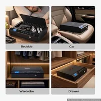 Seif-biometric-pentru-arme-scurte-cu-Bluetooth-pentru-2-arme-și-2-încărcătoare-4-moduri-de-acces-oțel-Q235-iluminare-negru