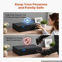 Seif-biometric-pentru-arme-scurte-cu-Bluetooth-pentru-2-arme-și-2-încărcătoare-4-moduri-de-acces-oțel-Q235-iluminare-negru