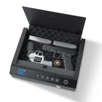 Seif-biometric-pentru-arme-scurte-cu-Bluetooth-pentru-2-arme-și-2-încărcătoare-4-moduri-de-acces-oțel-Q235-iluminare-negru