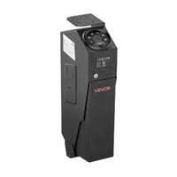 Seif-biometric-pentru-armă-scurtă-cu-afișaj-LCD-pentru-temperatură-și-umiditate-4-moduri-de-acces-pentru-1-armă-cu-încărcător-negru