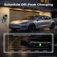 Stație-de-încărcare-pentru-vehicul-electric-22kW-trifazată-Type-2-cablu-7-5-m-cu-aplicație-și-indicator-LED