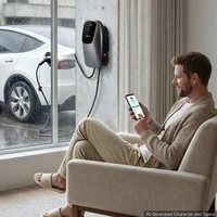 Stație-de-încărcare-pentru-vehicul-electric-22kW-trifazată-Type-2-cablu-7-5-m-cu-aplicație-și-indicator-LED