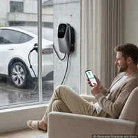 Stație-de-încărcare-pentru-vehicul-electric-11kW-trifazată-Type-2-CEE-16A-cu-aplicație-și-afișaj-digital