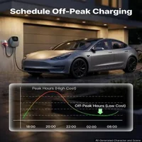 Stație-de-încărcare-pentru-vehicul-electric-11kW-trifazată-Type-2-CEE-16A-cu-aplicație-și-afișaj-digital