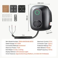 Stație-de-încărcare-pentru-vehicule-electrice-de-7kW-monofazată-Type-2-32A-cu-aplicație-indicator-LED-și-IP54