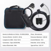 Încărcător-portabil-pentru-vehicul-electric-Type-2-16A-3-7-kW-fișă-CEE-7-7-cablu-de-8-6-m-cu-geantă-IP66