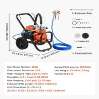Mașină-de-vopsit-fără-aer-cu-membrană-2000-W-3300-PSI-3-5-l-min-cu-cărucior-și-prelungitor