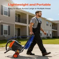 Mașină-de-vopsit-fără-aer-1500W-3300-PSI-cu-cărucior-furtun-15-m-și-5-duze