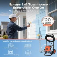 Mașină-de-vopsit-fără-aer-900-W-3300-PSI-cu-cărucior-furtun-15-m-și-5-duze