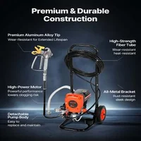 Mașină-de-vopsit-fără-aer-900-W-3300-PSI-cu-cărucior-furtun-15-m-și-5-duze