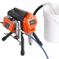 Mașină-de-vopsit-fără-aer-1500-W-3300-PSI-furtun-de-20-m-și-5-duze