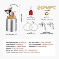 Recipient-de-vopsire-sub-presiune-de-2-l-cu-două-pistoale-de-pulverizare-duze-de-1-8-mm-și-3-mm-două-furtunuri-de-3-m