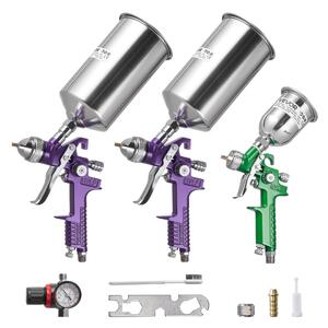 Set-de-3-pistoale-de-vopsit-duze-1-0-1-4-1-8-mm-3-cupe-cu-regulator-de-aer